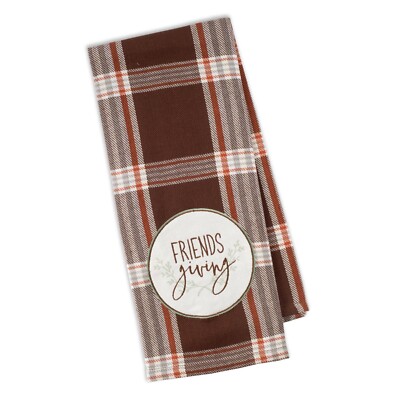 Design Imports Friendship Themed Cotton Dish Towel - Friendsgiving 18x28-image
