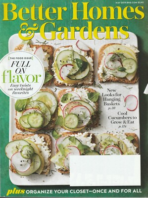 Better Homes & Gardens May 2019 Free & Fast SnH Best Deal on Ebay L@@K !!-image