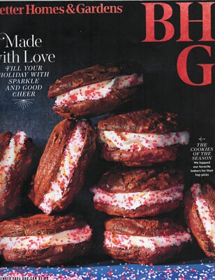 BETTER HOMES & GARDENS MAGAZINE-DECEMBER 2024-MADE WITH LOVE+COOKIES+DECORATIONS-image