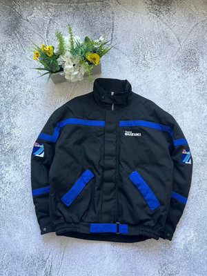 Vintage Suzuki Team Ride The Winds Of Change Racing Jacket-image