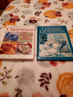 Lot Of 2 Better Homes And Gardens Hardcover Books for Christmas-image