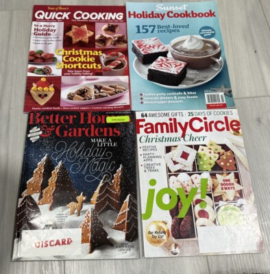 Better Homes and Gardens Sunset Christmas Cookies Food & Baking Set of 4 Issues-image