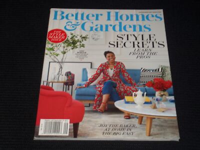 2017 SEPTEMBER BETTER HOMES & GARDENS MAGAZINE - LILI DIALLO COVER - E 2725-image