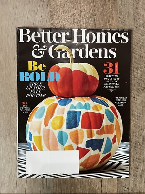 Better Homes and Gardens Magazine October 2020 Fall Issue Be Bold-image