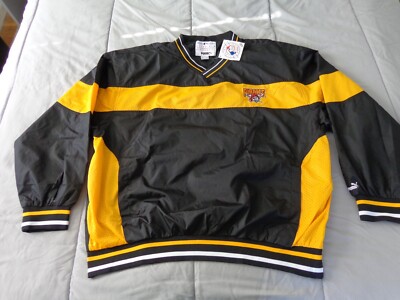VINTAGE MLB Pittsburgh Pirates Black Wind Breaker Heavy Duty  by Puma ( XL )-image
