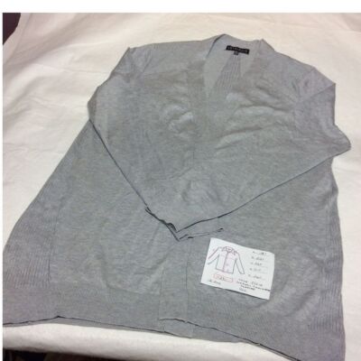 Love Ellie Lightweight Cardigan Casual Long Sleeve XXL Gray Cozy Comfort-image