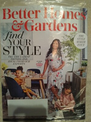BETTER HOMES AND GARDEN SEPTEMBER 2018 BRAND NEW IN BAG UNREAD-image