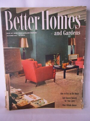 October 1947 Better Homes & Gardens Magazine Swift's, Niblets Corn Green Giant-image