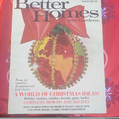 1968 December BETTER HOMES AND GARDEN World of Christmas Ideas Recipes (MH353)-image