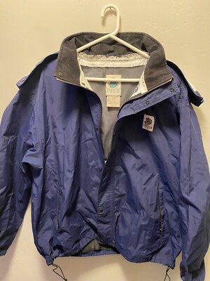 Alpine DESIGN Vintage Blue Light Ski 5 zip pockets  Windbreaker Jacket Woman L-image