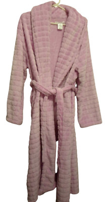 Mason Signature Womens Cozy Lilac Pinkish Purple Soft Warm Fluffy Robe L/XL-image