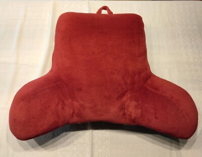 HOLIDAY SPECIAL!  RED PLUSH BEDREST/FLOOR PILLOW 21