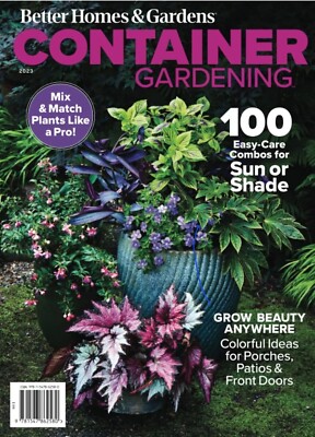 Better Homes & Gardens Container Gardening Magazine Reprint Issue Spring 2024-image