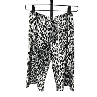 Cozy Rozy Animal Print Pajama Pants Black / White XS-image