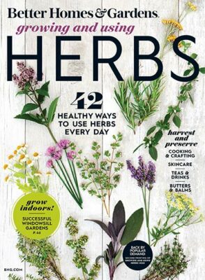 BETTER HOMES & GARDENS MAGAZINE 2021 / GROWING AND USING HERBS / 42 WAYS TO USE -image