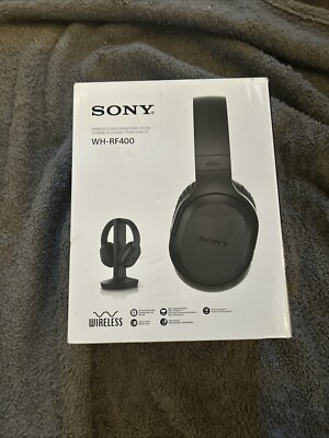 Sony WH-RF400 Wireless Home Theater Headphone System for TV - Black-image
