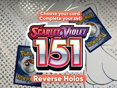 Scarlet and Violet 151: Pick Your Card/Complete Your Set - Reverse Holo - NM-image
