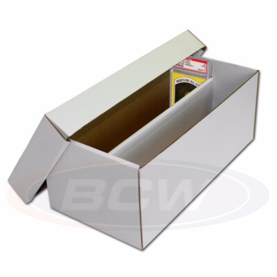 BCW Graded Card Shoe Storage Box Holds over 300 3x4 Toploads or 100 Graded PSA#-image