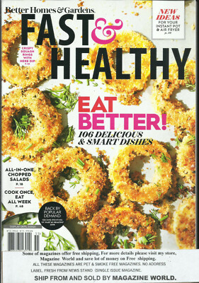 BETTER HOMES & GARDEN, FAST & HEALTHY MAGAZINE,  EAT BETTER !   ISSUE, 2020-image