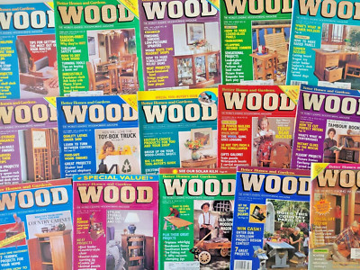 Better Homes & Gardens WOOD Magazine 1993-1994 Lot Of 18 Issues Home Woodworking-image