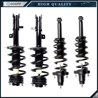 4x Front Rear Complete Struts Shocks Mounts Coil Spring For 09-14 Dodge Avenger-image