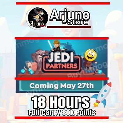 JEDI PARTNERS EVENT FULL CARRY 80k Points MAX 8 HOURS Complete-image