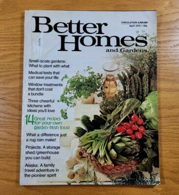 BETTER HOMES AND GARDENS Magazine Vintage Issue From April 1975-image