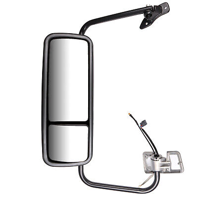 Mirror Complete For 05-18 Freightliner Century/Columbia Left Hand View Primed-image