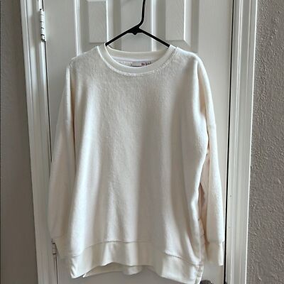 So Cozy Cream SOFT faux fur Sweatshirt-image
