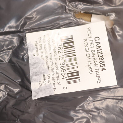 Design Imports Pet Storage Collection Collapsible Bin Small Rectangle Taupe-image