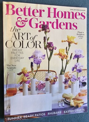 Better Homes & Gardens Magazine April 2019-image