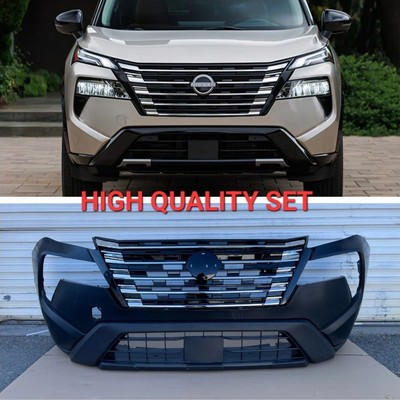 For Nissan Rogue 2024-2025 Front Bumper Complete Assembly SET -image