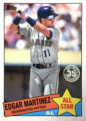2020 TOPPS SERIES 2 - 1985 TOPPS ALL-STAR - EDGAR MARTINEZ-image