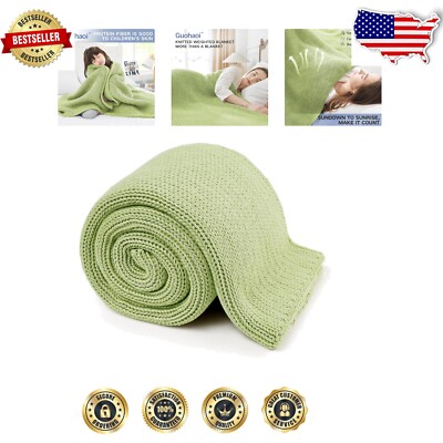 Breathable Knitted Weighted Blanket - Lightweight 50