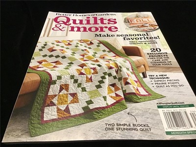 Better Homes & Gardens Magazine Quilts & More Make Seasonal Favorites 20 Project-image