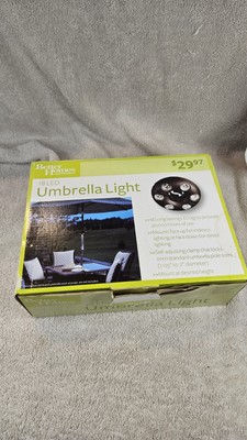 Better Homes & Gardens 18 LED Outdoor Mountable Umbrella Light Patio OPEN BOX -image