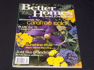 2001 MARCH BETTER HOMES & GARDENS MAGAZINE - CAREFREE COLOR COVER - E 4563-image