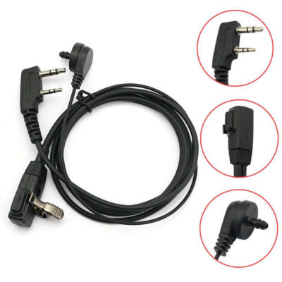 7Pack FBI Earpiece Headset PTT Mic For Kenwood TH-F7 Baofeng UV5R 888s GT-3 UV82-image