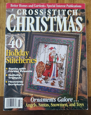 Better Homes & Gardens Cross Stitch Christmas 40 Holiday Sticheries Ornments-image