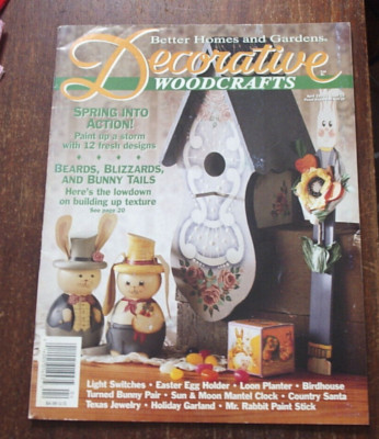 Better Homes and Gardens Decorative Woodcrafts Magazine ~ April 1993 w/Patterns-image