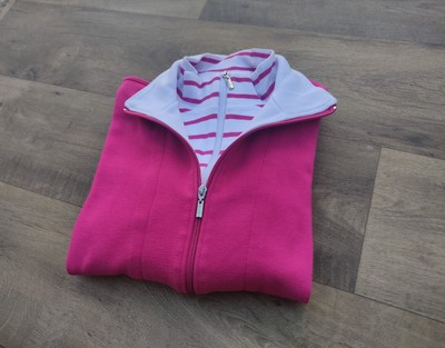 Women'S Wear By Wind Vintage Double Zip And Double Layer Sweatshirt Size M-image