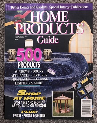 Vintage Spring/Summer 1992 Better Homes & Gardens Magazine Home Products Guide-image