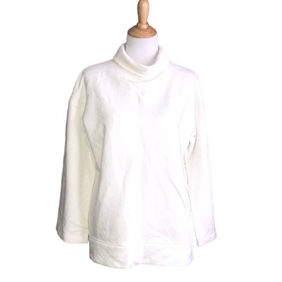 Joy Lab White Soft Cozy Pullover Top Small-image