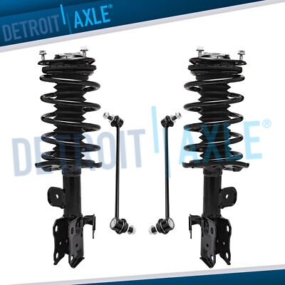 Front Struts & Coil Spring Assembly Sway Bar Links for 2010-2015 Toyota Prius-image