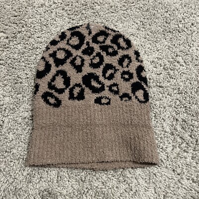 NWT Comfy Luxe Taupe Beanie OS -image