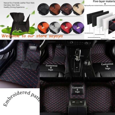 For Infiniti G37 G35 G25 Car Floor Mats Sedan Front Rear Liner Auto Mats Carpets-image
