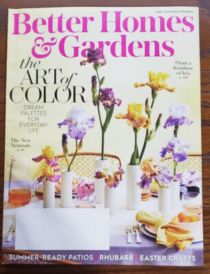 Better Homes & Gardens Magazine - The Art of Color - April 2019-image