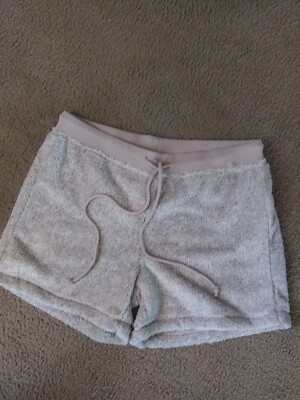 NWOT Dylan Medium Faux Fur Shorts Pajama Wear Lounge Wear Plush Heathered Tan-image