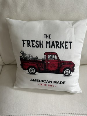 The Fresh Market American Made With Love Outdoor Pillows-image
