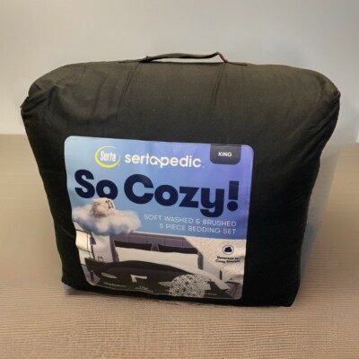 Sertapedic King So Cozy 5 Piece Bedding Set-image